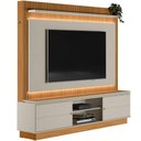 Ver imagem 7 de Estante Home para Tv 75 Pol Ripado com Led 215cm Coimbra L05 Nature Off White - Lyam Decor