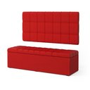 Ver imagem 2 de Kit Painel Rana 160 e Calçadeira Alpha Couro Aradecor