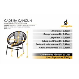 Cadeira Cancun Palha - 2