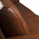 Ver imagem 2 de Sofá Decorativo 2 Lugares Turim 150cm Couro Conhaque G58 - Gran Belo