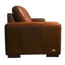 Ver imagem 6 de Sofá Decorativo 2 Lugares Turim 150cm Couro Conhaque G58 - Gran Belo