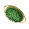 Cesto de Palha Oval Green M - 3