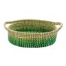 Cesto de Palha Oval Green M - 2