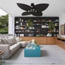 Ver imagem 3 de Ventilador de Teto Natuvent Dahlia No Light 4 Pás Madeira Preto 220v