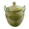 Cesto de Palha com Tampa Green - 1
