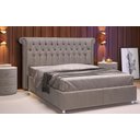 Ver imagem 7 de Cabeceira Estofada Cama Box King 1,95 Miraggio para Quarto em Linho Cinza - Larbelle