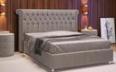 Ver imagem 7 de Cabeceira Estofada Cama Box King 1,95 Miraggio para Quarto em Linho Cinza - Larbelle