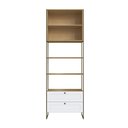 Ver imagem 1 de Guarda Roupa Infinity Closet 2PTS 2GAV Provençal Savana/Brco