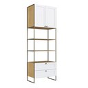 Ver imagem 2 de Guarda Roupa Infinity Closet 2PTS 2GAV Provençal Savana/Brco