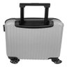 Mala Bordo Cinza 10kg C/ Cadeado Avião Cabine Anac Roda 360° - 6