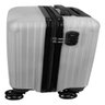 Mala Bordo Cinza 10kg C/ Cadeado Avião Cabine Anac Roda 360° - 8
