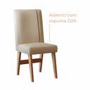 Ver imagem 4 de Conjunto Sala de Jantar 4 Lugares 100% Mdf Mesa Bahê 90 e Cadeira Ane Babus