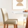 Conjunto Sala de Jantar 4 Lugares 100% Mdf Mesa Bahê 90 e Cadeira Ane Babus - 5