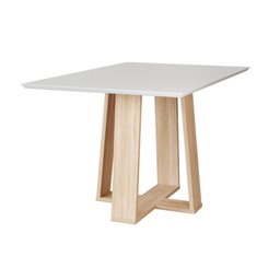 Conjunto Sala de Jantar 4 Lugares Mesa Bahê 90 e Cadeira Ane Babus - 6