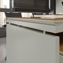 Ver imagem 4 de Conjunto de Escritório Office 3 Peças Mesa Gaveteiro Armário Hera - Via Nossa - Fendi e Freijó