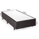 Ver imagem 2 de Base Box Solteiro Desmontável 88x188cm Marrom
