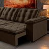 Sofá Imperial 2,90 Conforto Beleza e Estilo 4 Lugares Marrom - 3