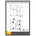 Ver imagem 6 de Armário Fruteira 2 Portas com Nicho Espresso Móveis