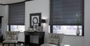 Ver imagem 1 de Cortina Persiana Romana Tela Solar 3% Preto 1,20 x 1,40