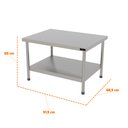 Ver imagem 2 de Cavalete Total Inox Mesa Bancada para Chapa e Charbroiler Profissional Pro-90 - Progás P44802