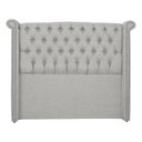 Ver imagem 1 de Cabeceira Estofada Sienna Para Cama Box Solteiro 90 Cm Linho Bege - LM DECOR