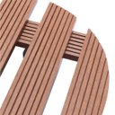 Ver imagem 3 de Suporte Vaso Planta Redondo Rodinhas Deck Movel Pallet Jardim Varandas Sacadas Resistente Versatil D