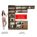 Ver imagem 3 de Cozinha Completa Madesa Glamy sem Tampo e Pia Rustic Crema