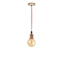 Ver imagem 3 de Pendente Luminária Retro Vintage de Metal e Fio Pp com Lâmpada Formato Globo com Filamento Led G95 C