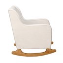 Ver imagem 4 de Poltrona de Amamentação Aquila Balanço com Puff Bouclê Off White