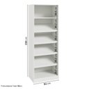 Ver imagem 4 de Sapateira Planejada 100% MDF 2 Portas Reflecta Orion CabeCasa MadeiraOriginals Bege