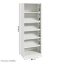 Ver imagem 4 de Sapateira Modulada 100% Mdf 2 Portas Reflecta Orion Cabecasa Madeiraoriginals