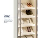 Ver imagem 6 de Sapateira Planejada 100% MDF 2 Portas Reflecta Orion CabeCasa MadeiraOriginals Bege