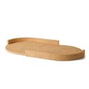 Ver imagem 1 de Bandeja Decorativa Oval em Poliresina Bege 43cm 16335 Mart