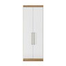 Armário 2 Portas Módena Modulado 72200 Amêndola Touch / Branco Demóbile - 1