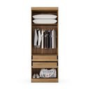 Ver imagem 3 de Armário 2 Portas Módena Modulado 72200 Amêndola Touch / Branco Demóbile