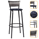 Ver imagem 1 de Banqueta Alta para Cozinha Junco Degradê Bancada Bistrô Balcão Ilhas Área Gourmet Piscina