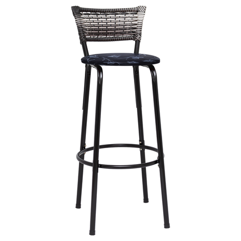 Banqueta Alta para Cozinha Junco Degradê Bancada Bistrô Balcão Ilhas Área Gourmet Piscina