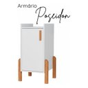 Ver imagem 3 de Armário c/ Porta p/ Bebedouro Bebidas Cafeteira Compacto MDP:Branco