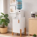 Ver mais imagens de Armário c/ Porta p/ Bebedouro Bebidas Cafeteira Compacto MDP:Branco