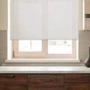 Ver imagem 1 de Cortina Persiana Rolo Tecido Translucido Branco 1,50 x 1,60