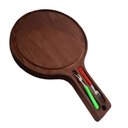 Ver imagem 4 de Kit 10 Tábua de Frios e Petisqueiras Madeira Lisa com Garfo