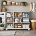 Ver imagem 2 de Nicho Organizador Multiuso Infantil sem Gavetas Liberty Móveis com Rodizios