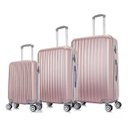 Ver imagem 1 de Kit Malas Rodinha 360º 10kg, 23kg e 32kg Rosa