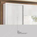 Ver mais imagens de Guarda Roupa Casal com Espelho 100% MDF 2 Portas de Correr 4 Gavetas London Prime Yescasa Branco