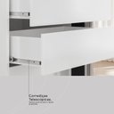 Ver imagem 7 de Guarda Roupa Casal com Espelho 100% MDF 2 Portas de Correr 4 Gavetas London Prime Yescasa Branco