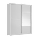Ver imagem 3 de Guarda Roupa Casal com Espelho 100% MDF 2 Portas de Correr 4 Gavetas London Prime Yescasa Branco