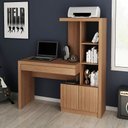 Ver imagem 4 de Mesa Conjunto para Escritório Home Office Me4143 Mdp Amendoa - Gran Belo