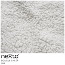 Ver imagem 3 de Poltrona Orgânica Kaira Giratória Bouclé Sheep Off White - Nexta Casa