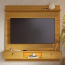 Ver imagem 4 de Painel Tv 60 Pol Bancada Suspensa 160cm com Led Zali Naturale C05 - Mpozenato