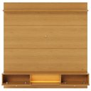Ver imagem 1 de Painel Tv 60 Pol Bancada Suspensa 160cm com Led Zali Naturale C05 - Mpozenato